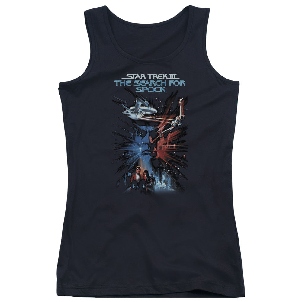 Star Trek Search for Spock(Movie) Womens Tank Top Shirt Black