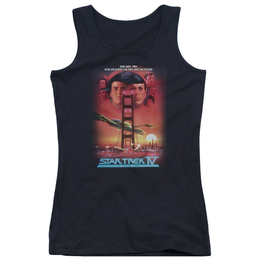 Star Trek the Voyage Home(Movie) Womens Tank Top Shirt Black