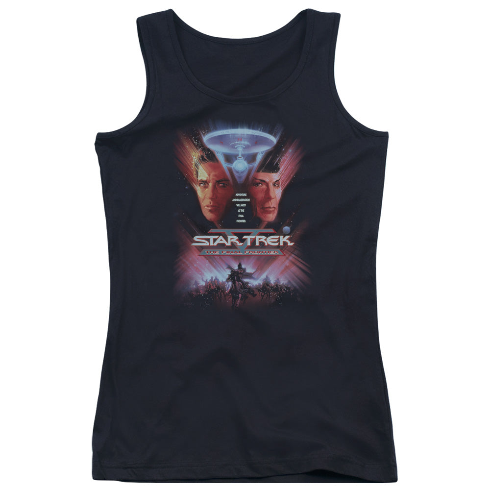 Star Trek the Final Frontier(Movie) Womens Tank Top Shirt Black