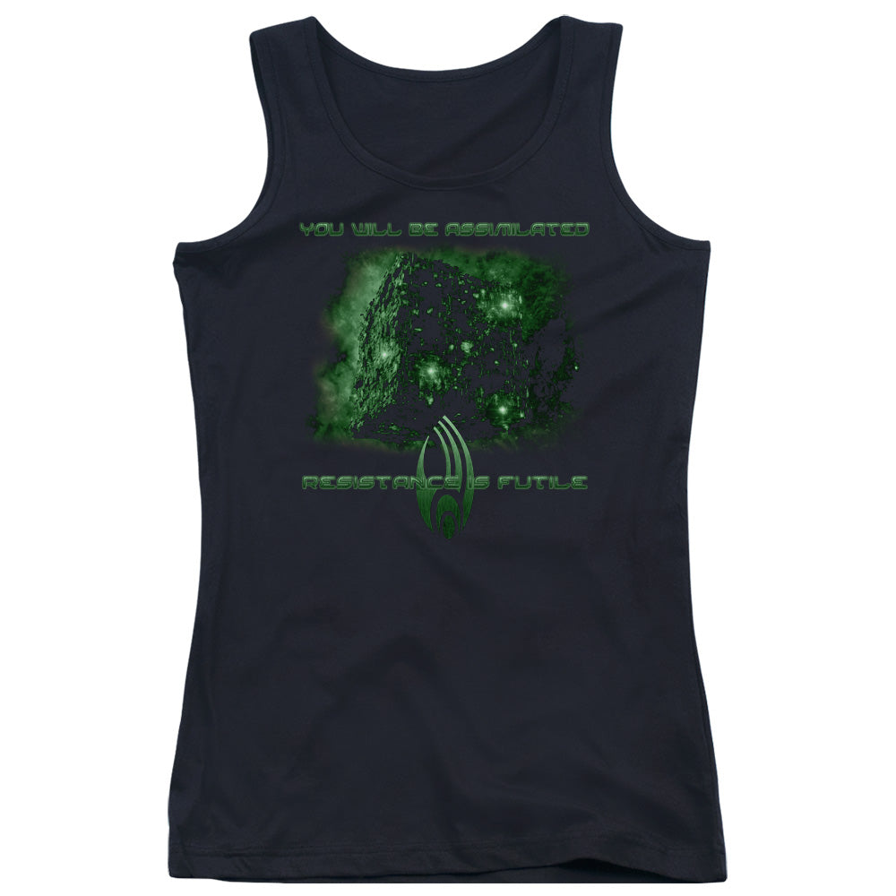 Star Trek Assimilate Womens Tank Top Shirt Black