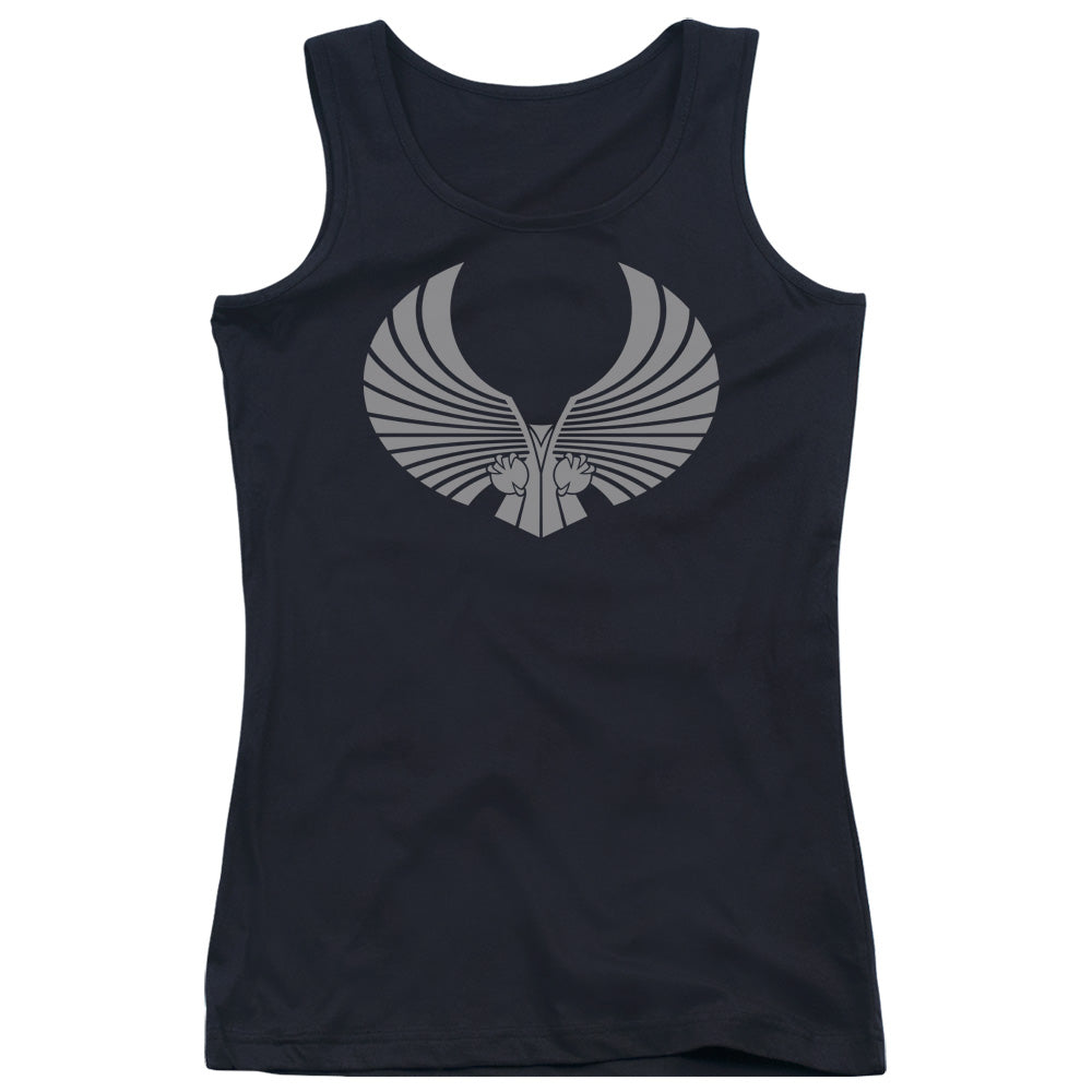 Star Trek Romulan Logo Womens Tank Top Shirt Black