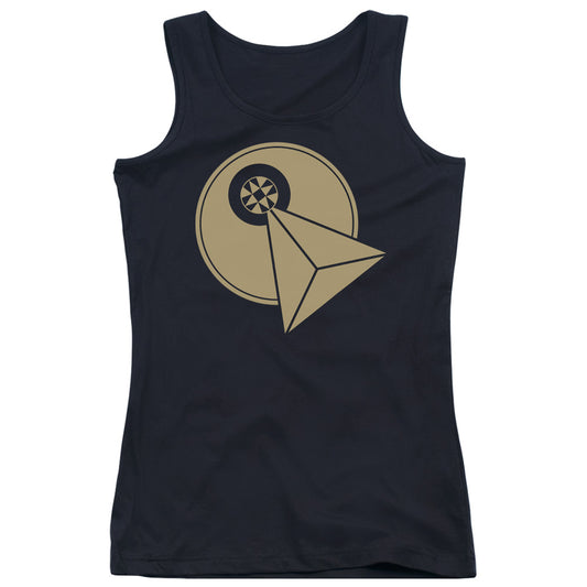 Star Trek Vulcan Logo Womens Tank Top Shirt Black