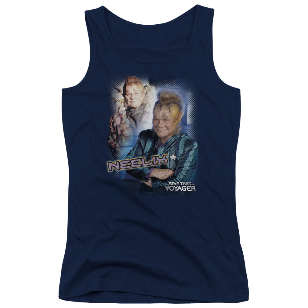 Star Trek Neelix Womens Tank Top Shirt Navy