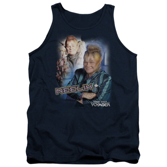 Star Trek Neelix Mens Tank Top Shirt Navy