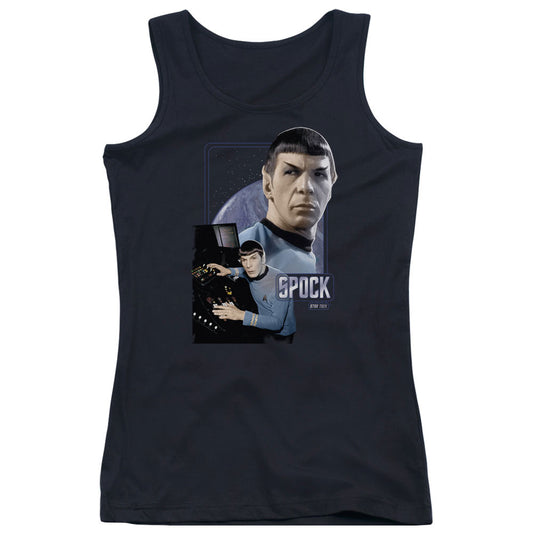 Star Trek Spock Womens Tank Top Shirt Black