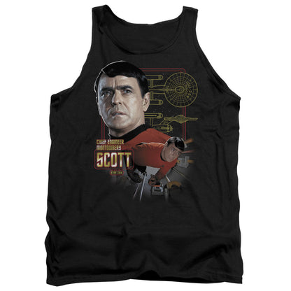 Star Trek Chief Engineer Scott Mens Tank Top Shirt Black