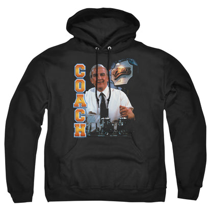 Cheers Coach Mens Hoodie Black Officially Licensed