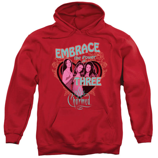 Charmed Embrace The Power Mens Hoodie Red Officially Licensed