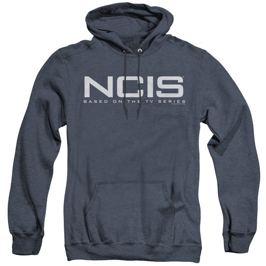 Ncis Logo Heather Mens Hoodie Navy Officially Licensed