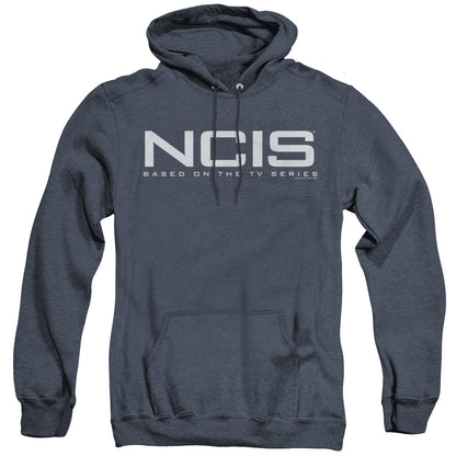 Ncis Logo Mens Heather Hoodie Navy Officially Licensed