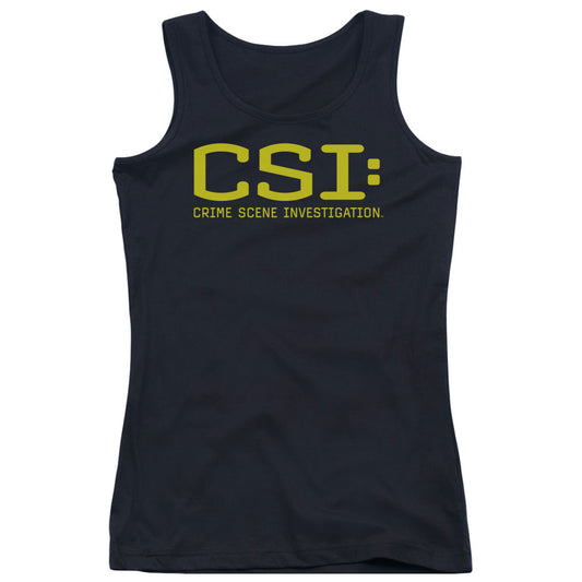 Csi Logo Womens Tank Top Shirt Black