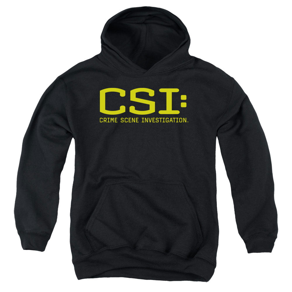 Csi Logo Kids Youth Hoodie Black Officially Licensed