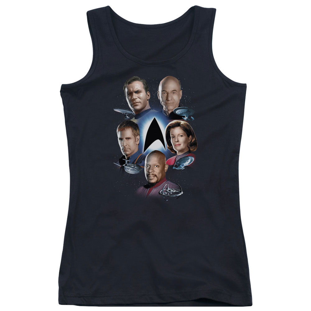 Star Trek Starfleets Finest Womens Tank Top Shirt Black