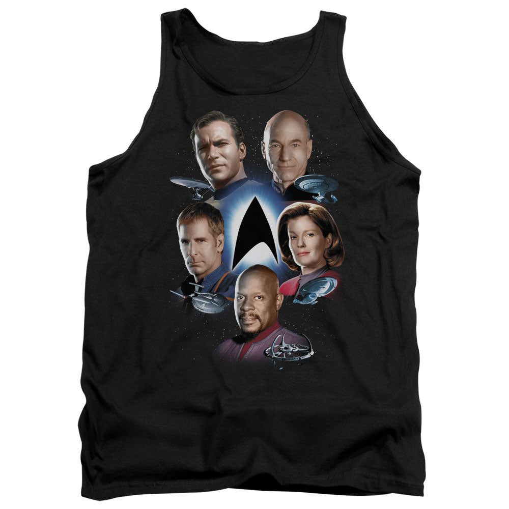 Star Trek Starfleets Finest Mens Tank Top Shirt Black