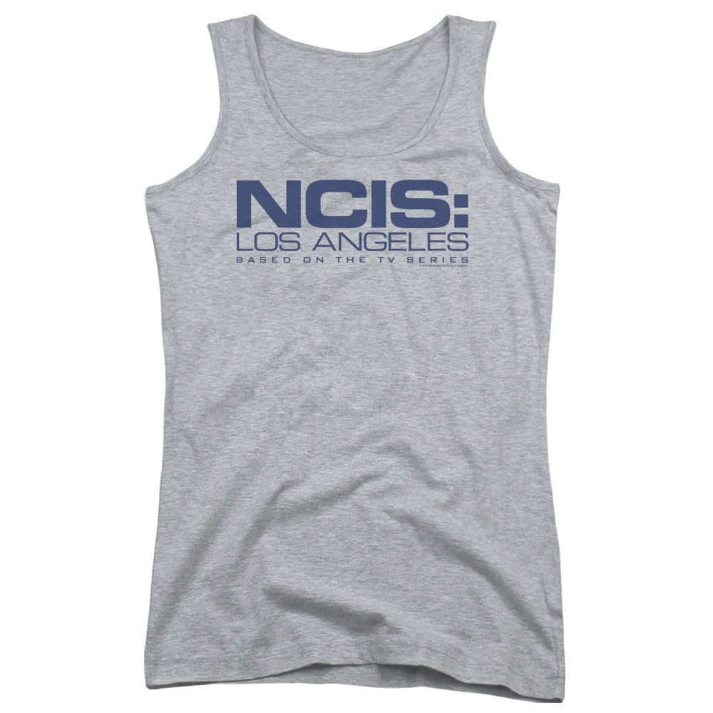 Ncis La Logo Womens Tank Top Shirt Athletic Heather