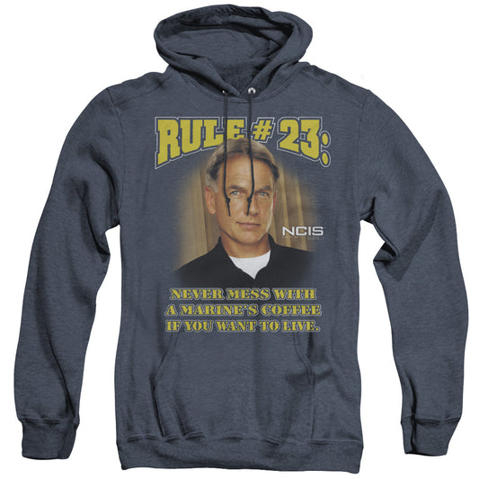 Ncis Rule 23 Heather Mens Hoodie Navy Officially Licensed