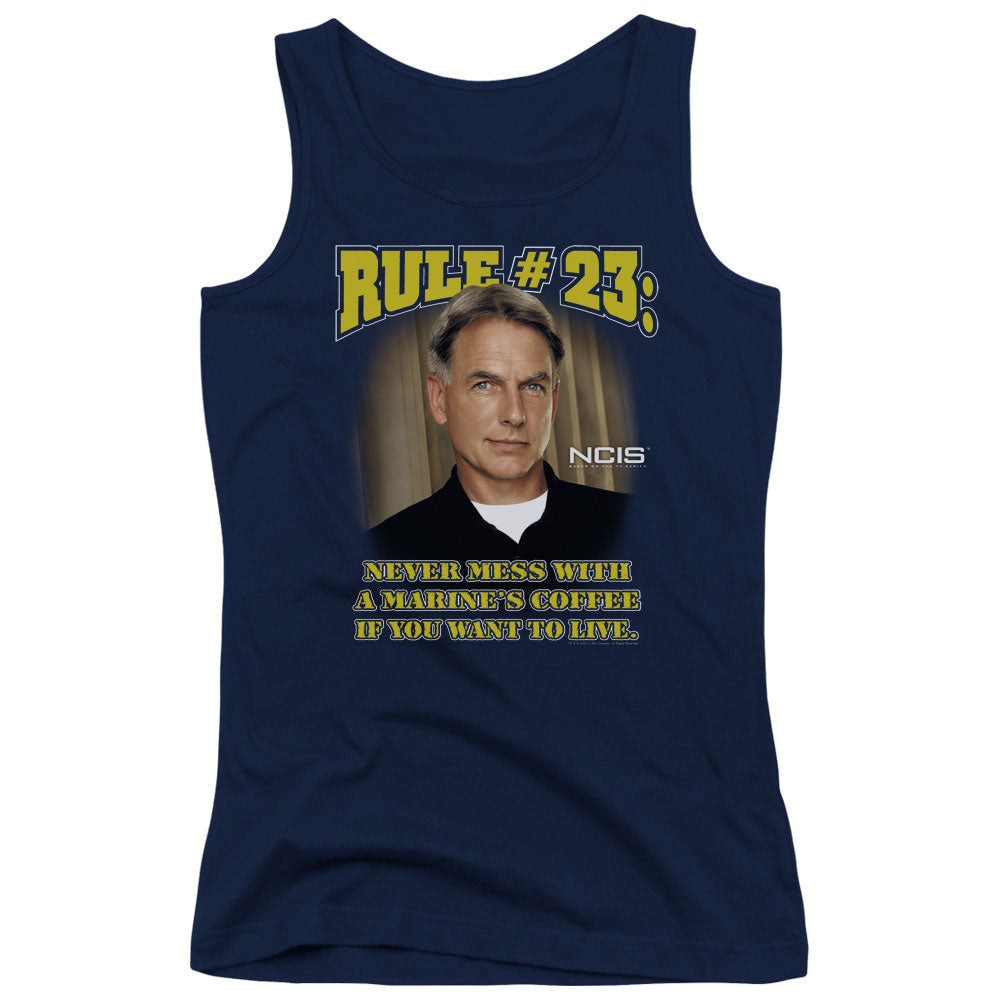 Ncis Rule 23 Womens Tank Top Shirt Navy