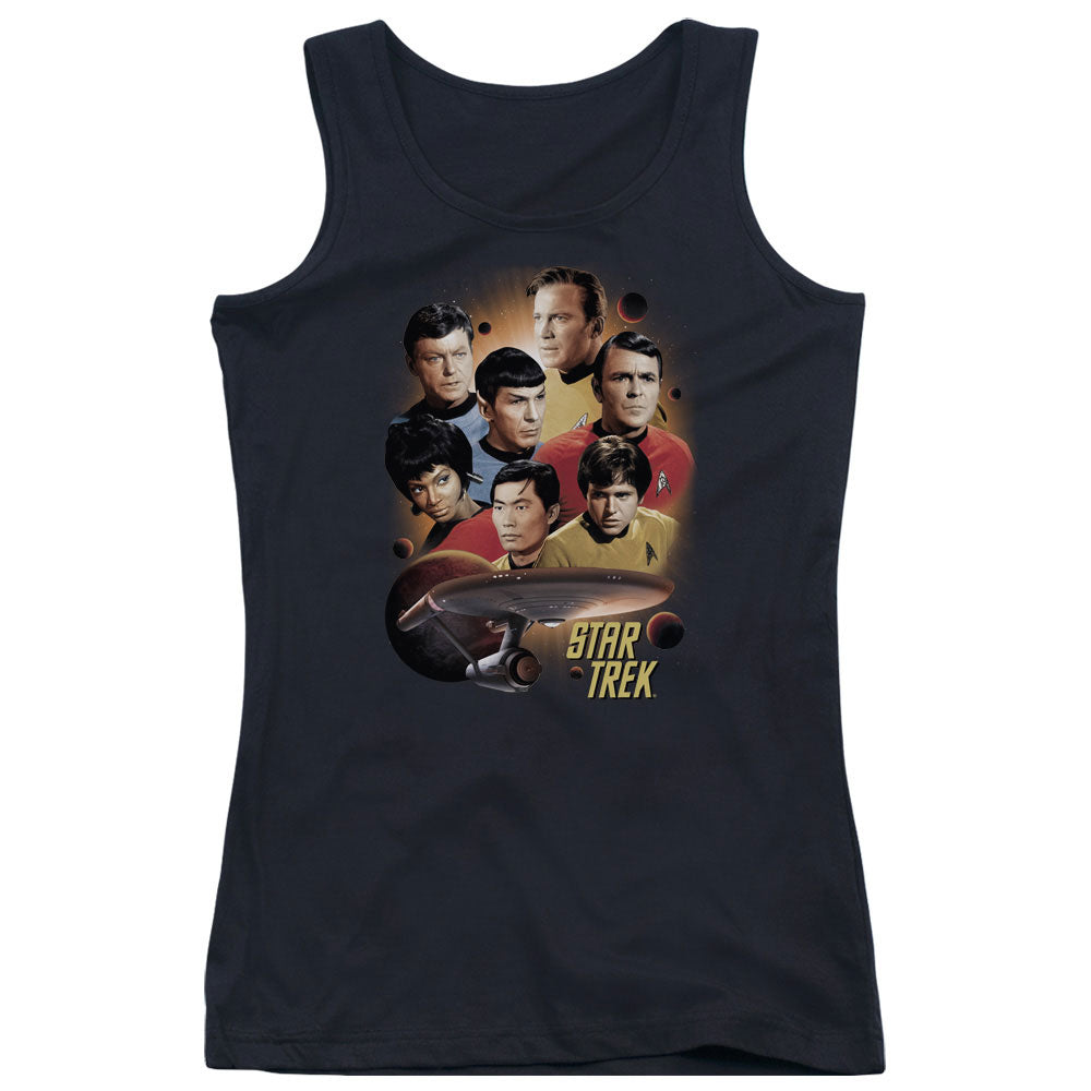 Star Trek Heart of the Enterprise Womens Tank Top Shirt Black