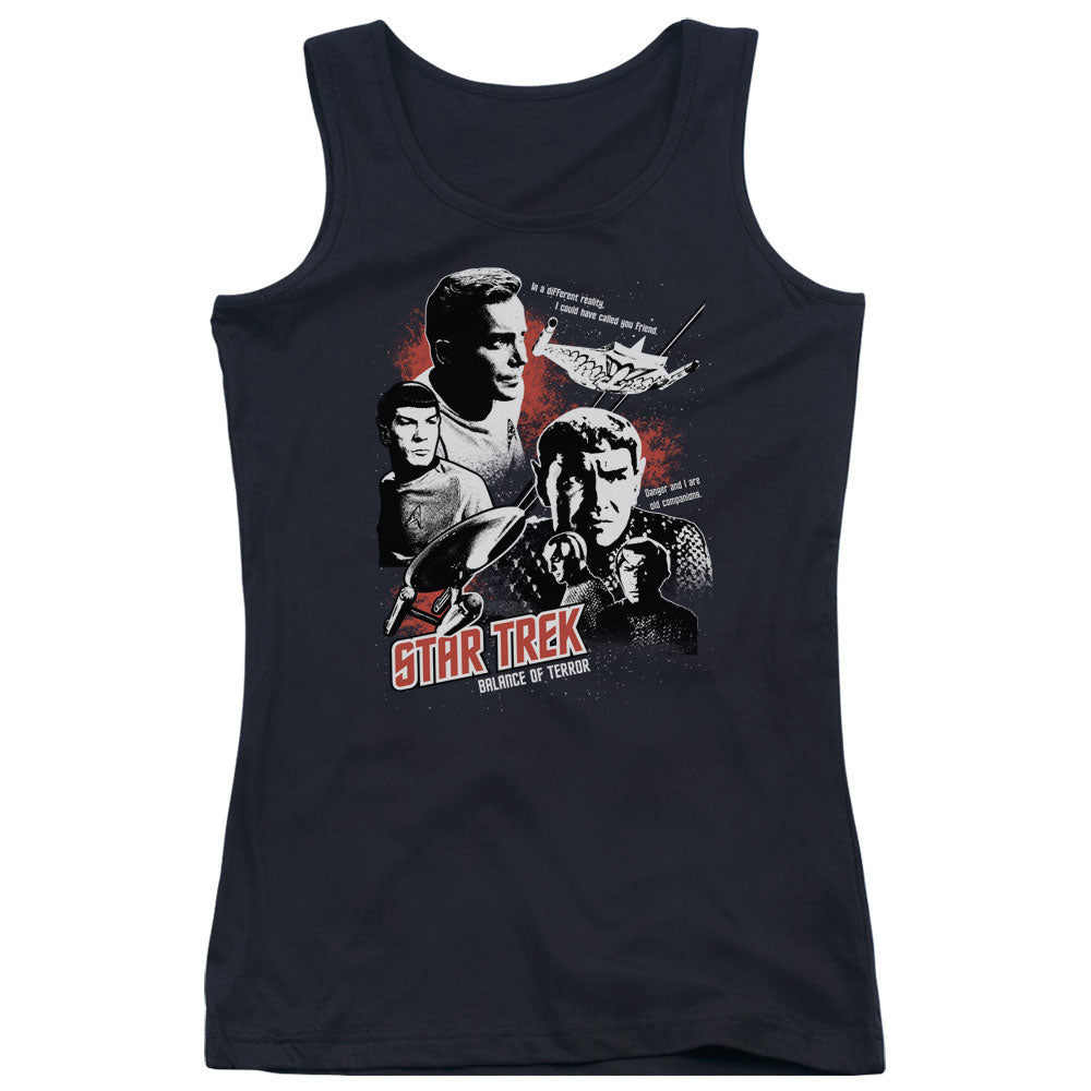 Star Trek Balance of Terror Womens Tank Top Shirt Black