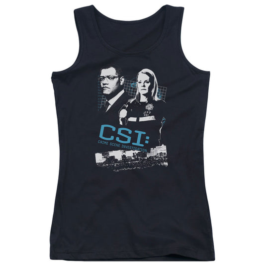 Csi Investigate This Womens Tank Top Shirt Black