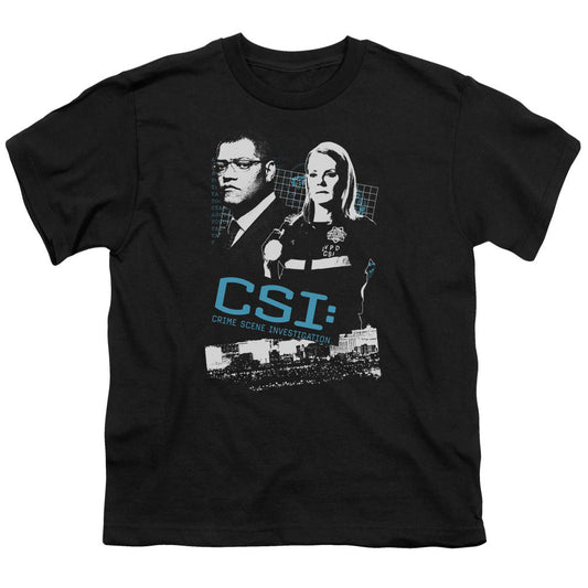 Csi Investigate This Kids Youth T Shirt Black Officially Licensed