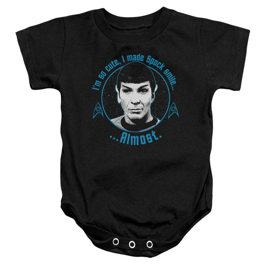 Star Trek Almost Ile Infant Baby Snapsuit Black