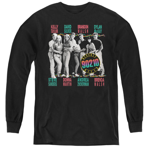 90210 We Got It Long Sleeve Kids Youth T Shirt Black