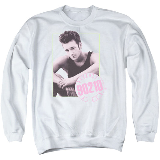 90210 Dylan Mens Crewneck Sweatshirt White