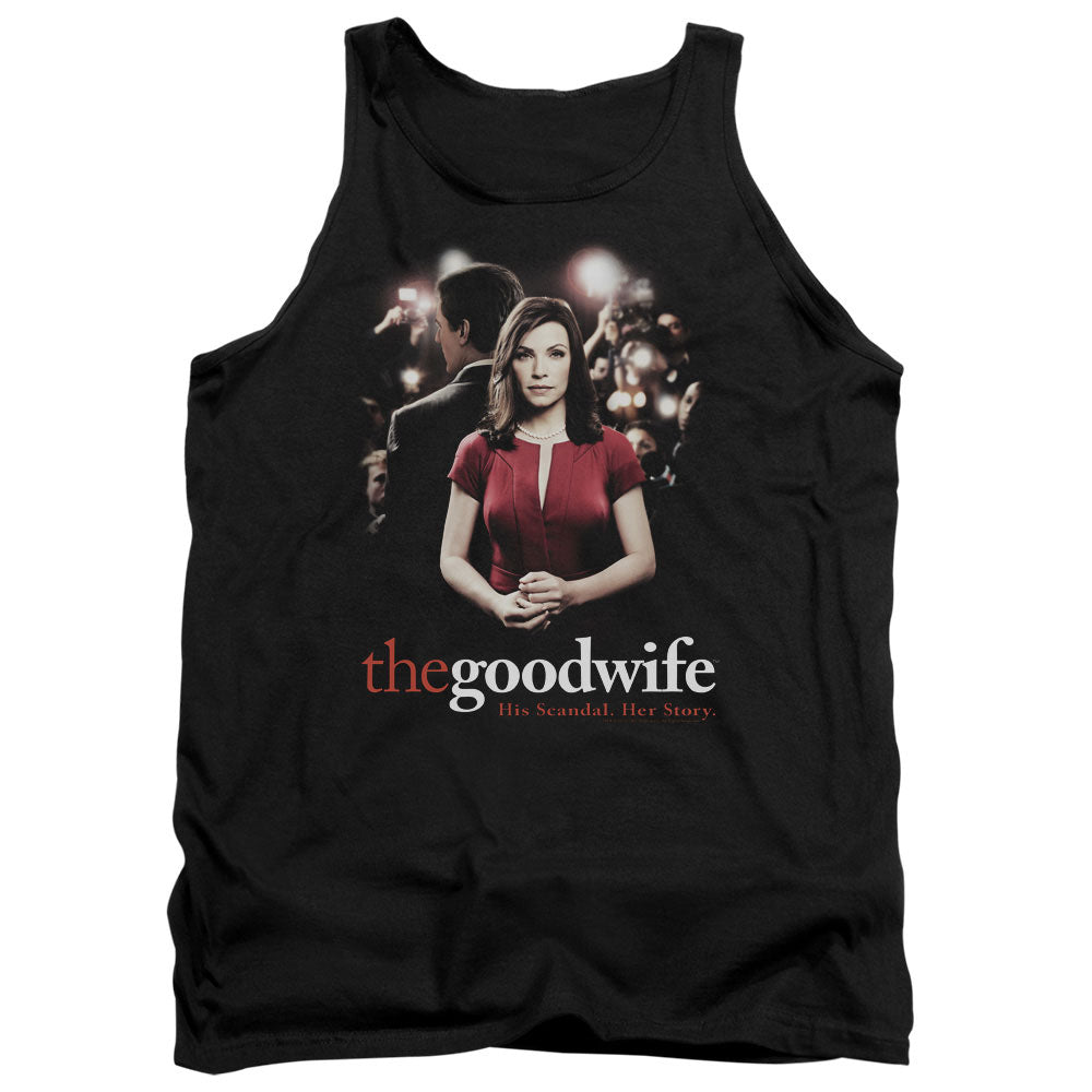 The Good Wife Bad Press Mens Tank Top Shirt Black