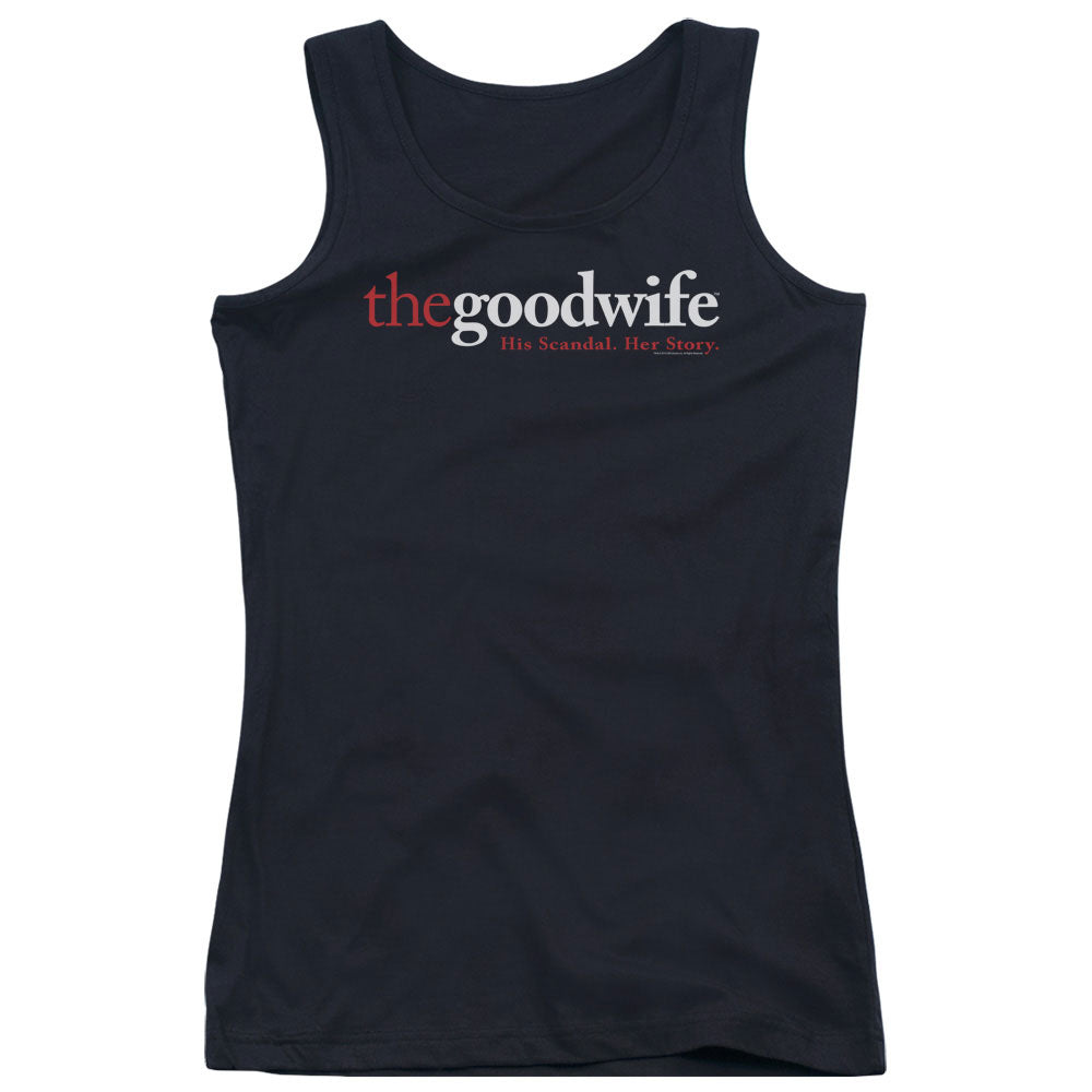 The Good Wife Logo Womens Tank Top Shirt Black