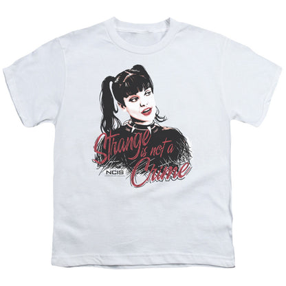 Ncis Strange is Not a Crime Kids Youth T Shirt White Officially Licensed