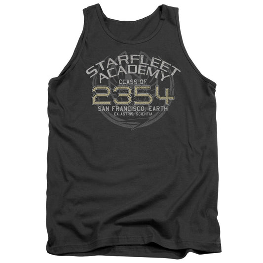 Star Trek Sisko Graduation Mens Tank Top Shirt Charcoal