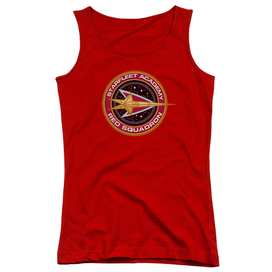 Star Trek Red Squadron Womens Tank Top Shirt Red