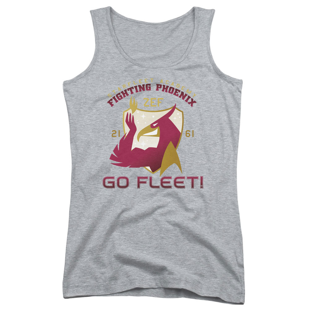 Star Trek Fighting Phoenix Womens Tank Top Shirt Athletic Heather