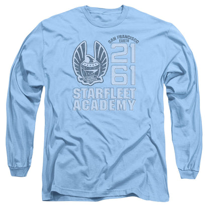 Star Trek 2161 Mens Long Sleeve Shirt Carolina Blue Officially Licensed Officially Licensed