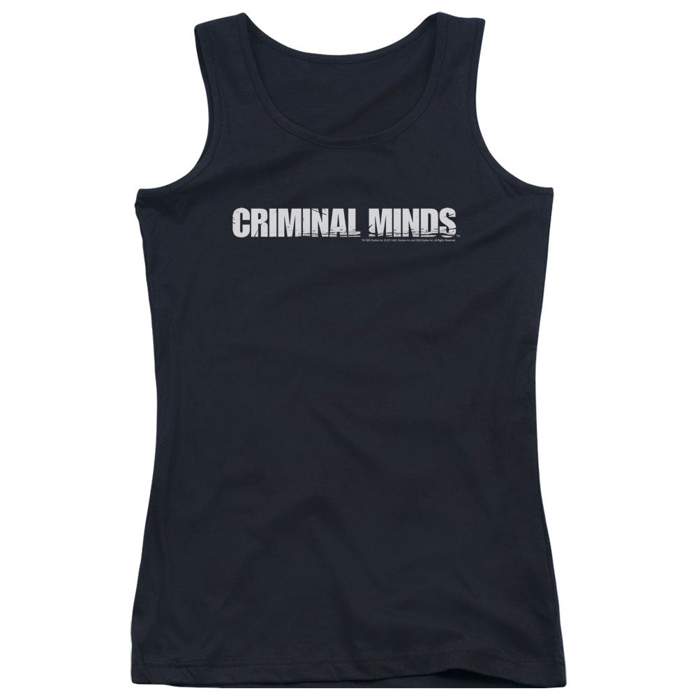 Criminal Minds Logo Womens Tank Top Shirt Black