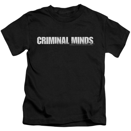 Criminal Minds Logo Juvenile Kids Youth T Shirt Black Officially Licensed