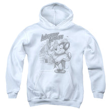 Load image into Gallery viewer, Mighty Mouse Protect and Serve Kids Youth Hoodie White