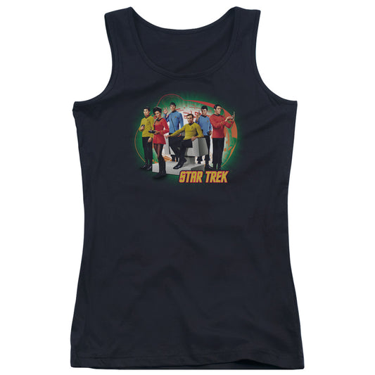 Star Trek Enterprises Finest Womens Tank Top Shirt Black