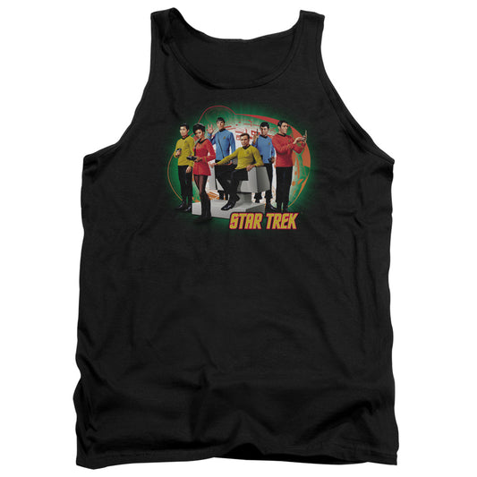 Star Trek Enterprises Finest Mens Tank Top Shirt Black