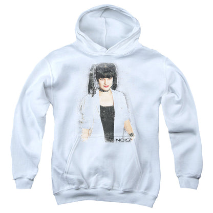 Ncis Abby Skulls Kids Youth Hoodie White Officially Licensed