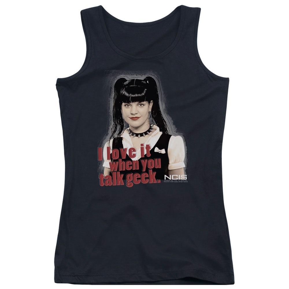 Ncis Geek Talk Womens Tank Top Shirt Black