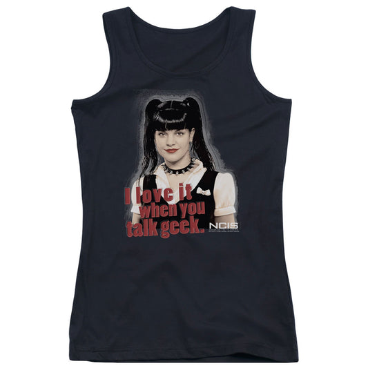 Ncis Geek Talk Womens Tank Top Shirt Black