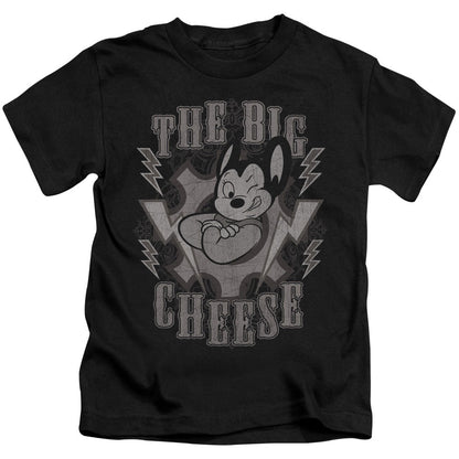 Mighty Mouse the Big Cheese Juvenile Kids Youth T Shirt Black Officially Licensed