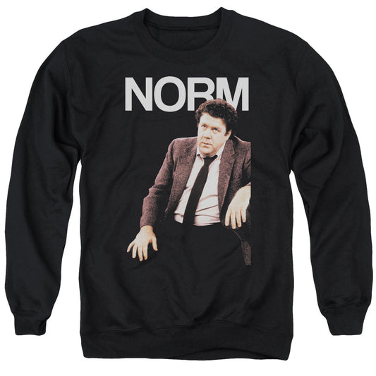 Cheers Norm Mens Crewneck Sweatshirt Black Officially Licensed