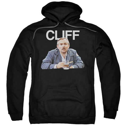 Cheers Cliff Mens Hoodie Black Officially Licensed