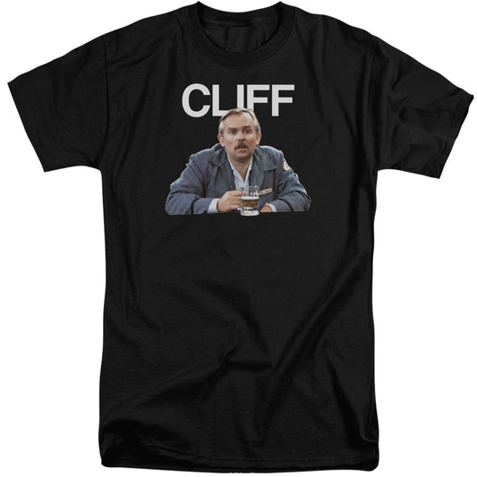Cheers Cliff Mens Tall T Shirt Black Officially Licensed