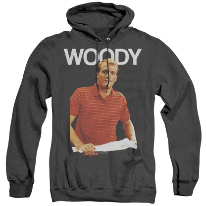Cheers Woody Mens Heather Hoodie Black Officially Licensed