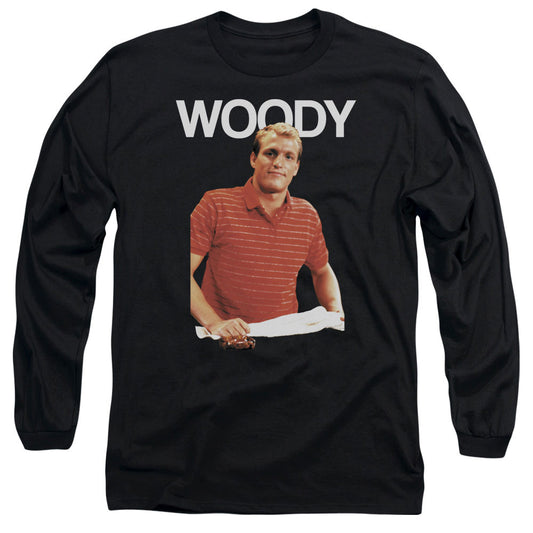 Cheers Woody Mens Long Sleeve Shirt Black Officially Licensed Officially Licensed