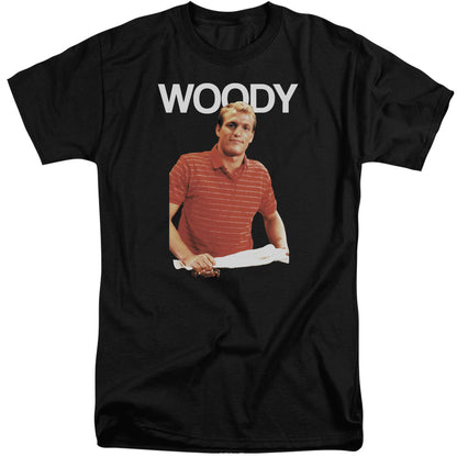 Cheers Woody Mens Tall T Shirt Black Officially Licensed